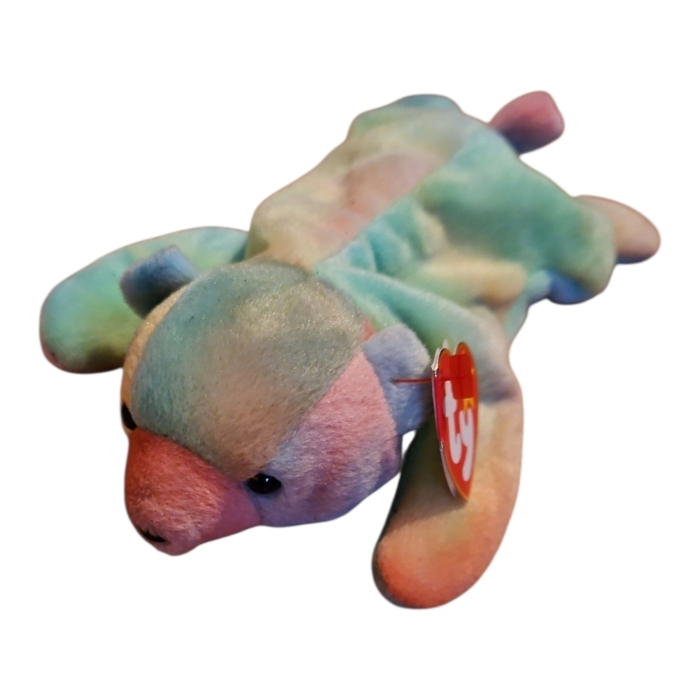 Ty Beanie Baby "Sammy" Collector's Edition Multicolor Bear, Vintage 90s, NWT